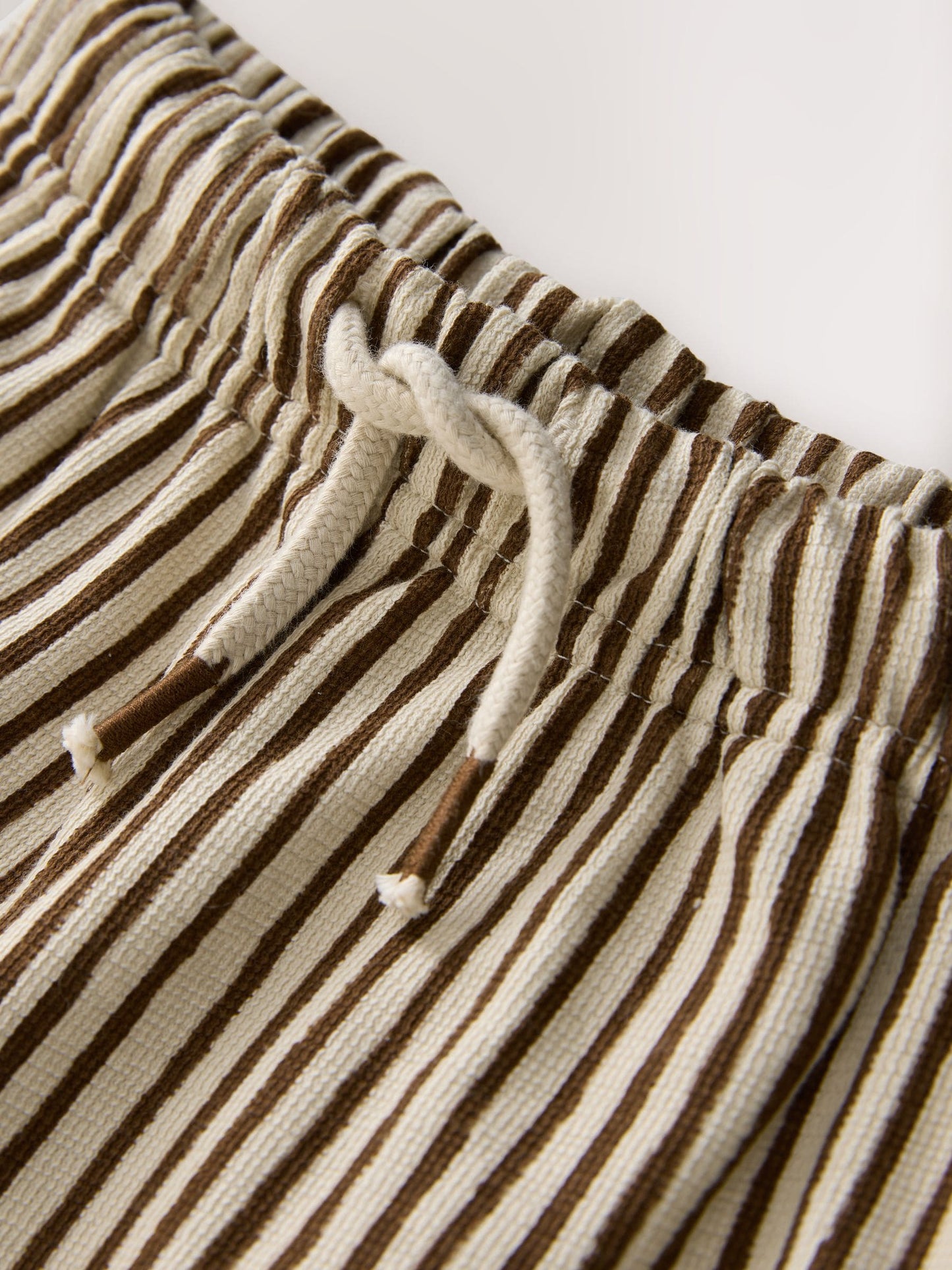 Brown & Ecru Stripe Textured Lightweight Joggers (3mths-7yrs) image 5