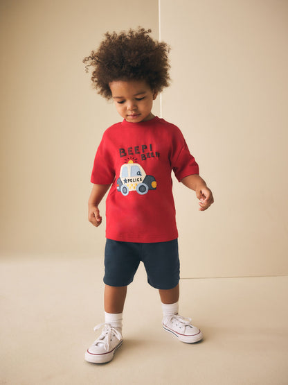 Dsiney Kidz - Navy Blue Jersey Shorts (3mths-7yrs) image 2