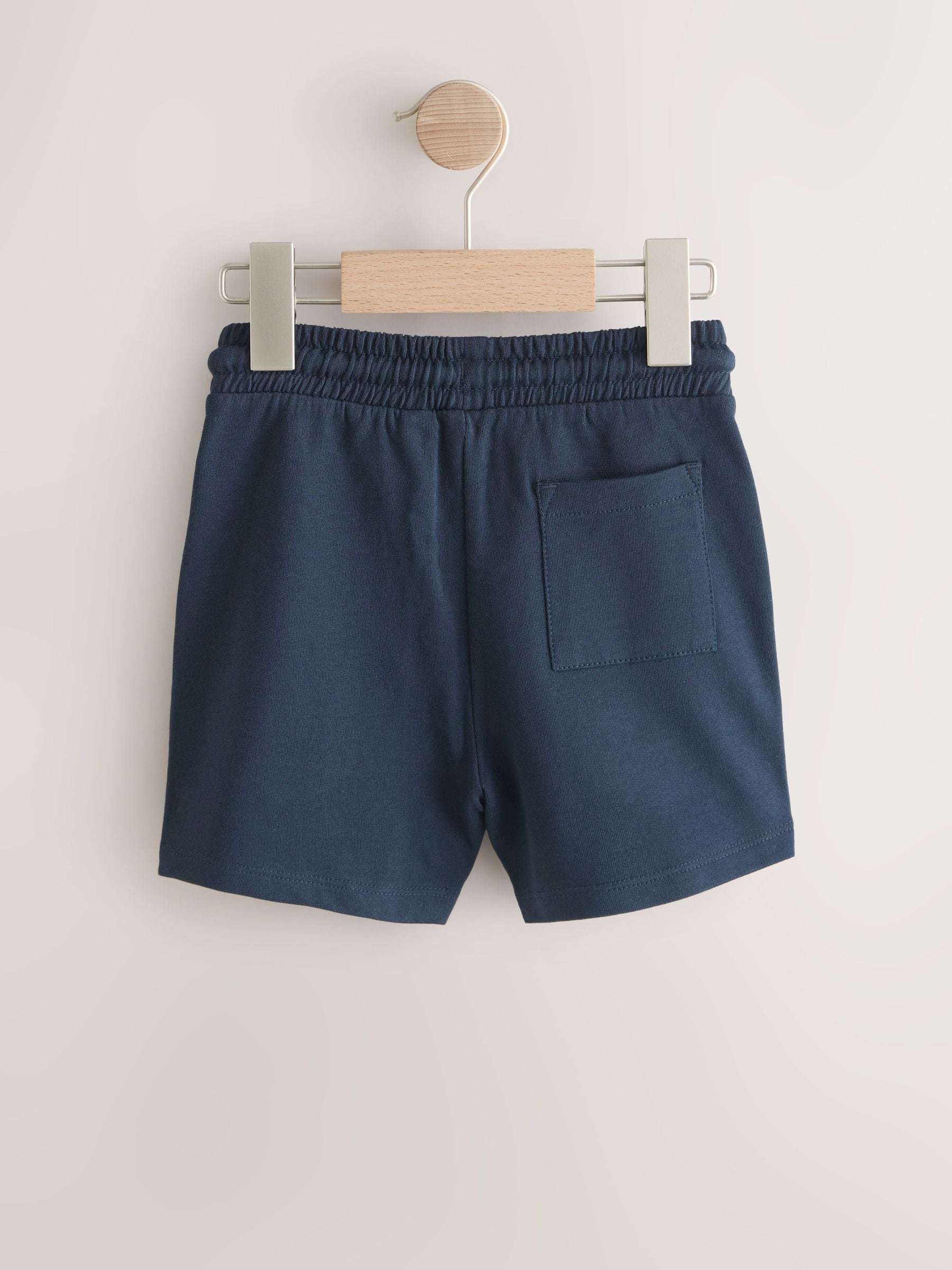 Navy Blue Jersey Shorts (3mths-7yrs) image 5