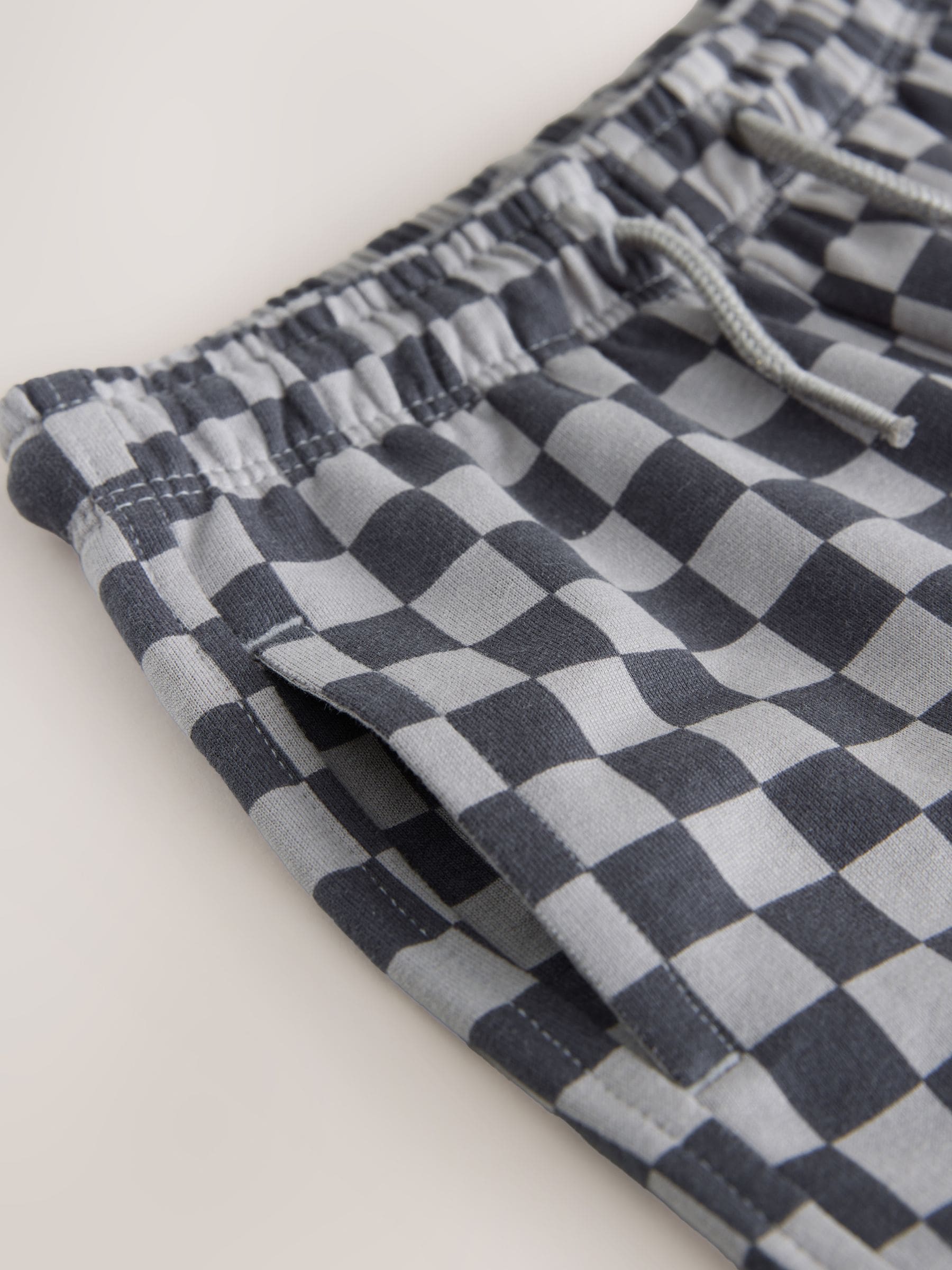 Dsiney Kidz - Charcoal Checkerboard Jersey Shorts (3mths-7yrs) image 5