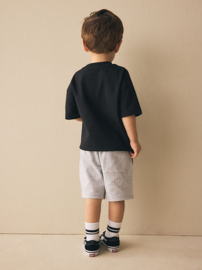 Dsiney Kidz - Grey Marl Jersey Shorts (3mths-7yrs) image 3