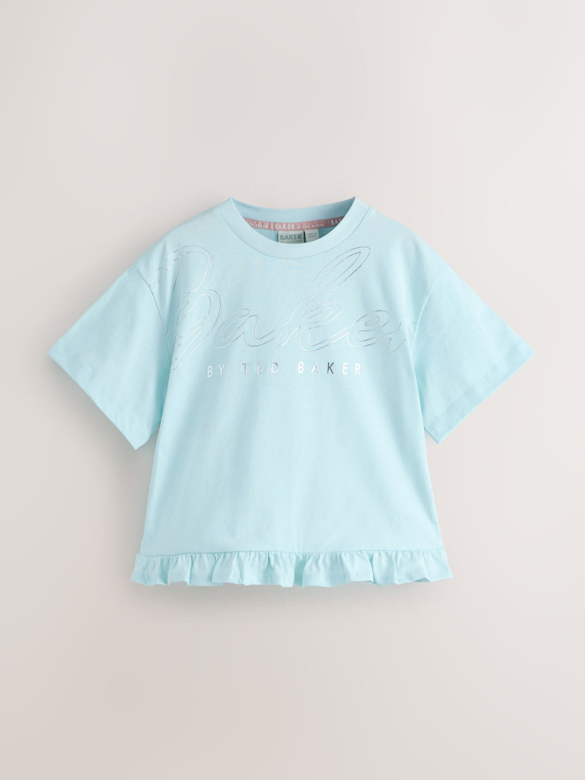 Dsiney Kidz - Baker by Ted Baker 3 Pack Boxy Fit Frill Graphic Printed T-Shirts image 3