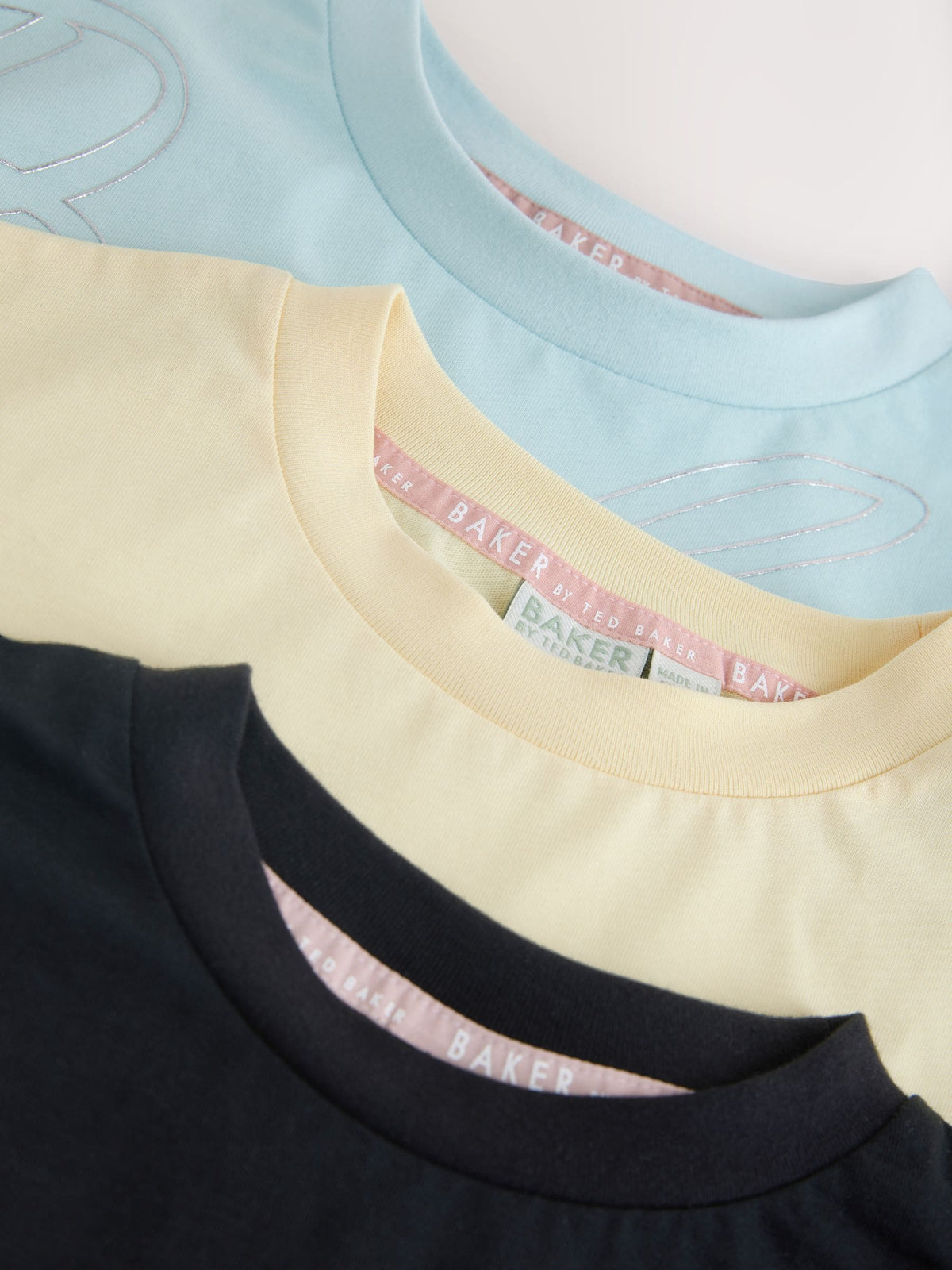 Dsiney Kidz - Baker by Ted Baker 3 Pack Boxy Fit Frill Graphic Printed T-Shirts image 6