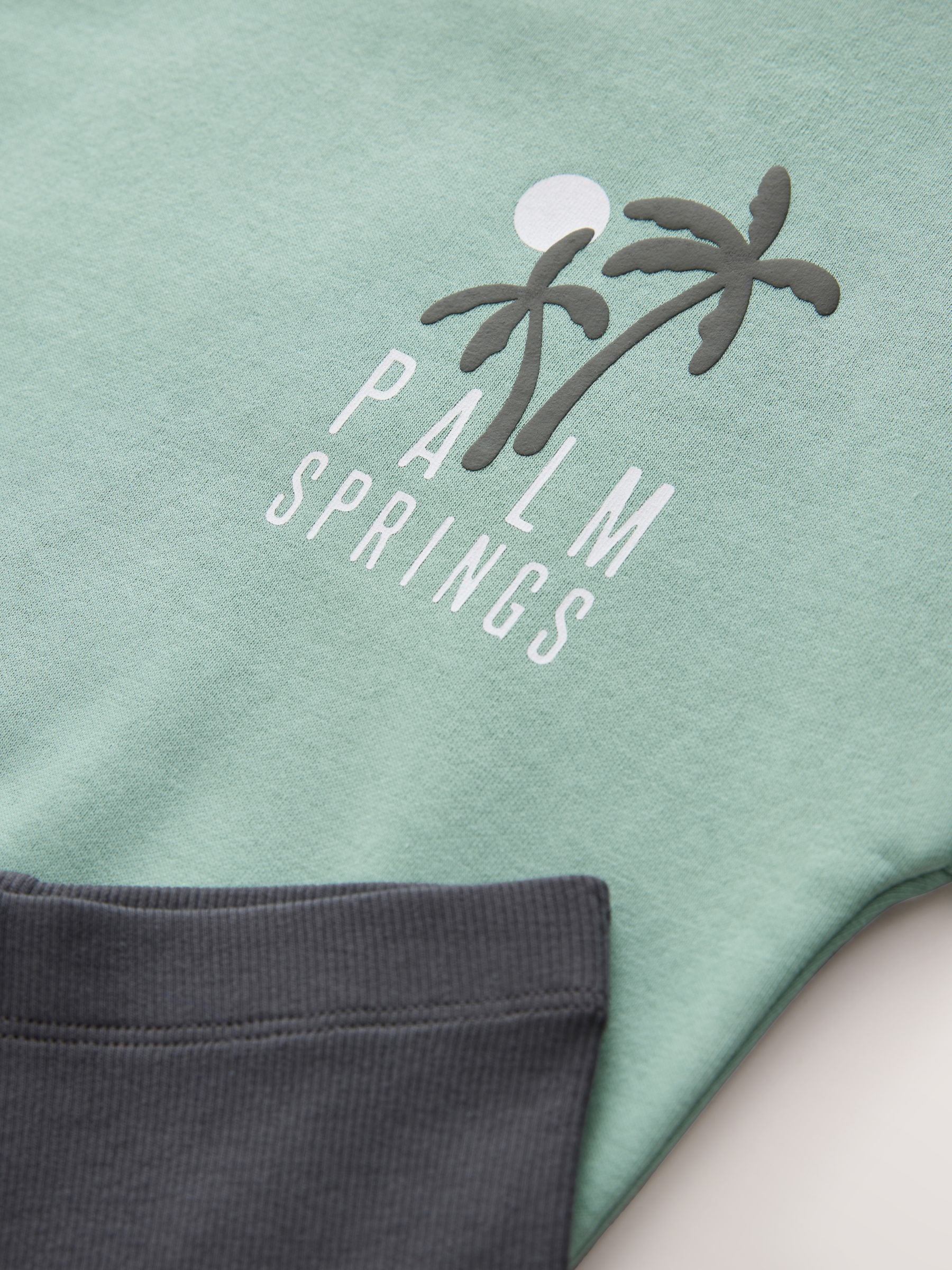 Sage Green Crew Neck Sweatshirt and Leggings Set (3mths-7yrs) image 7