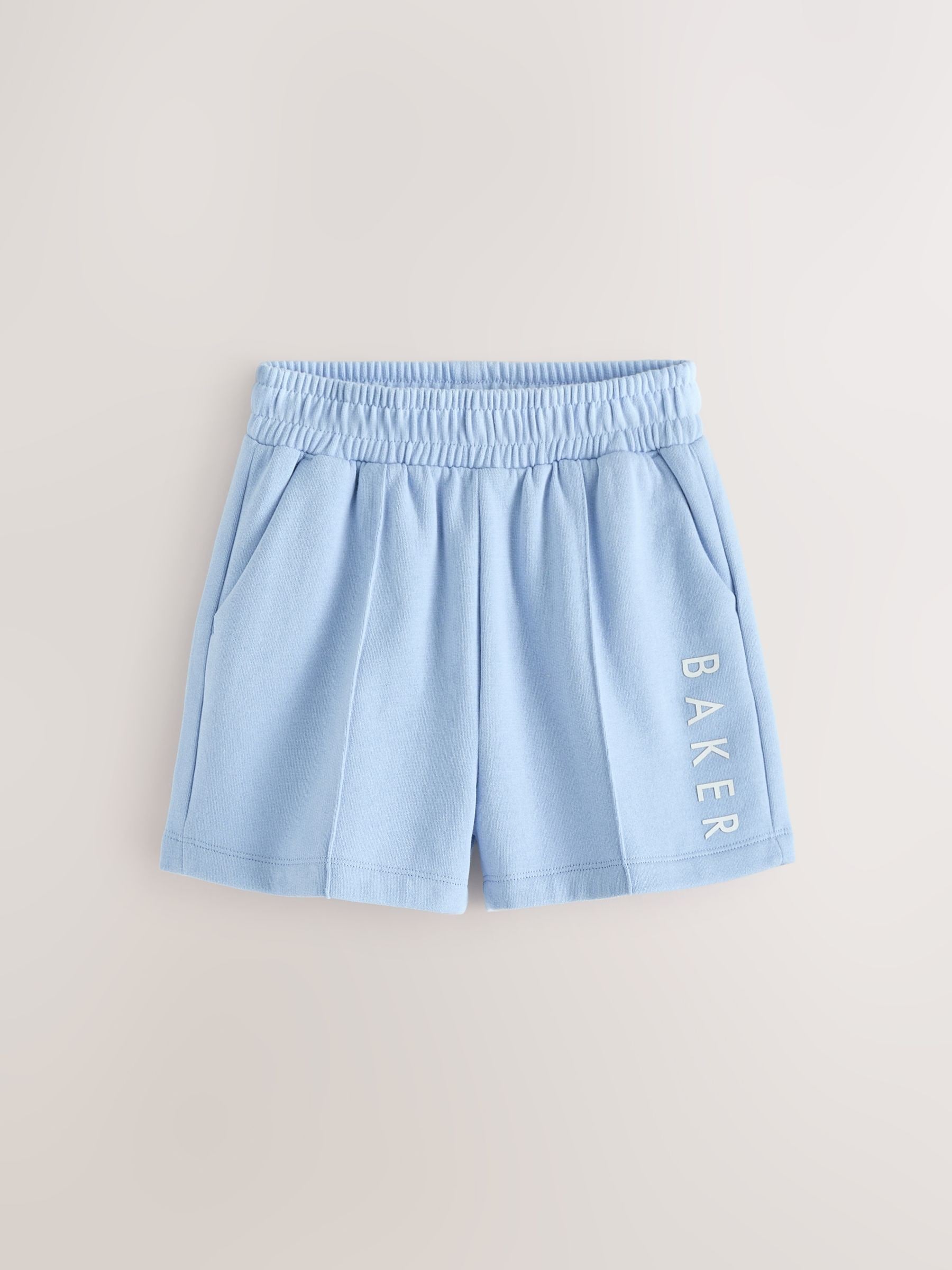 Baker by Ted Baker Blue/White Sweat Shorts 2 Pack image 2