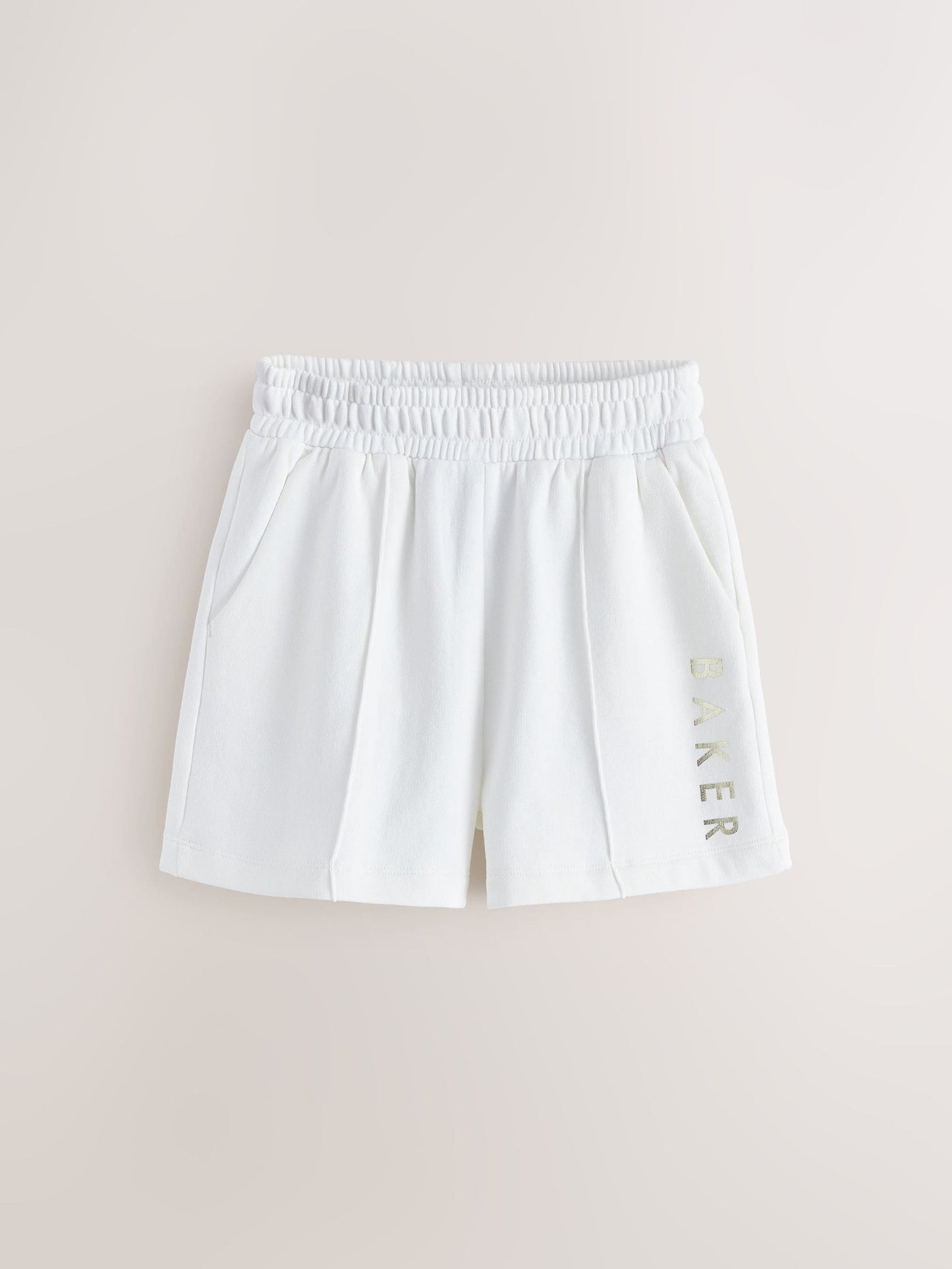 Baker by Ted Baker Blue/White Sweat Shorts 2 Pack image 3