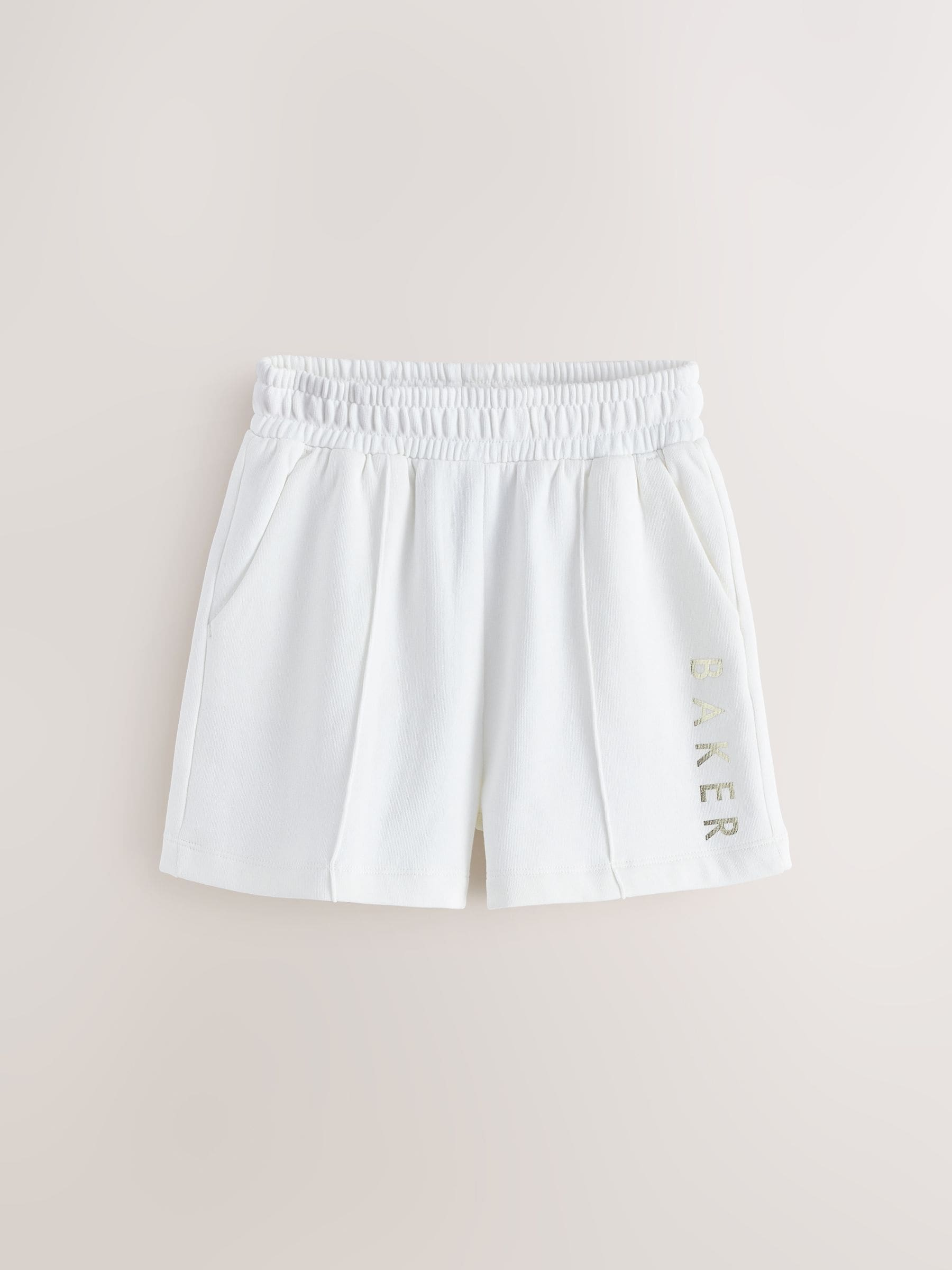 Baker by Ted Baker Blue/White Sweat Shorts 2 Pack image 3