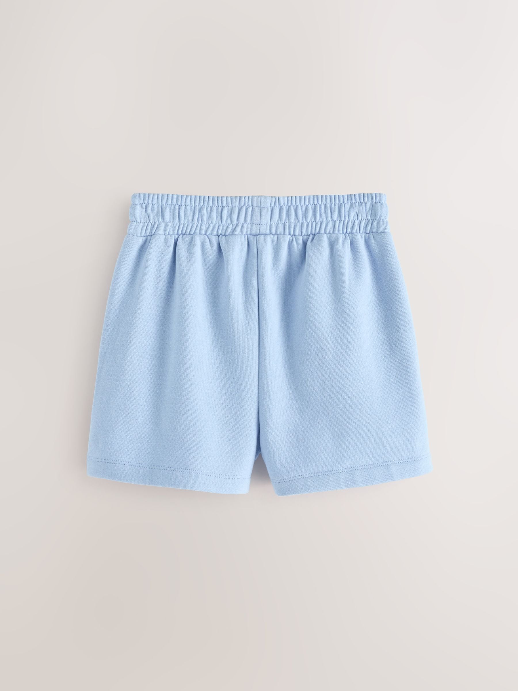 Baker by Ted Baker Blue/White Sweat Shorts 2 Pack image 4