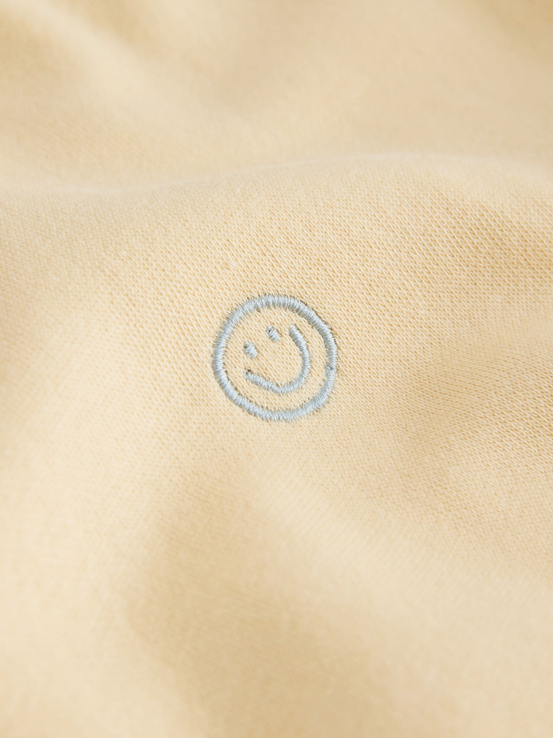 Light Yellow Single Plain Crew Neck Sweatshirt and Shorts Set (3mths-7yrs) image 9