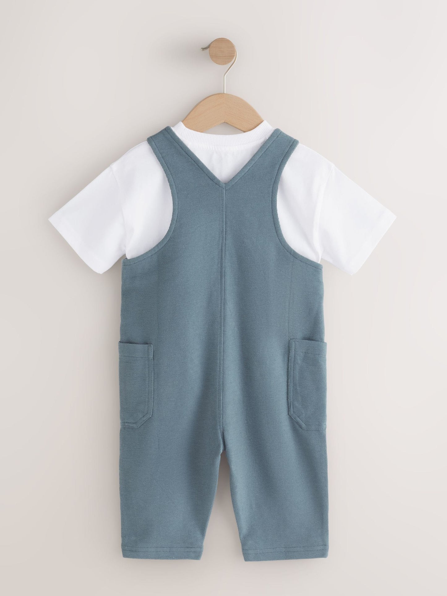 Blue Dungarees and T-Shirt Set (3mths-7yrs) image 5