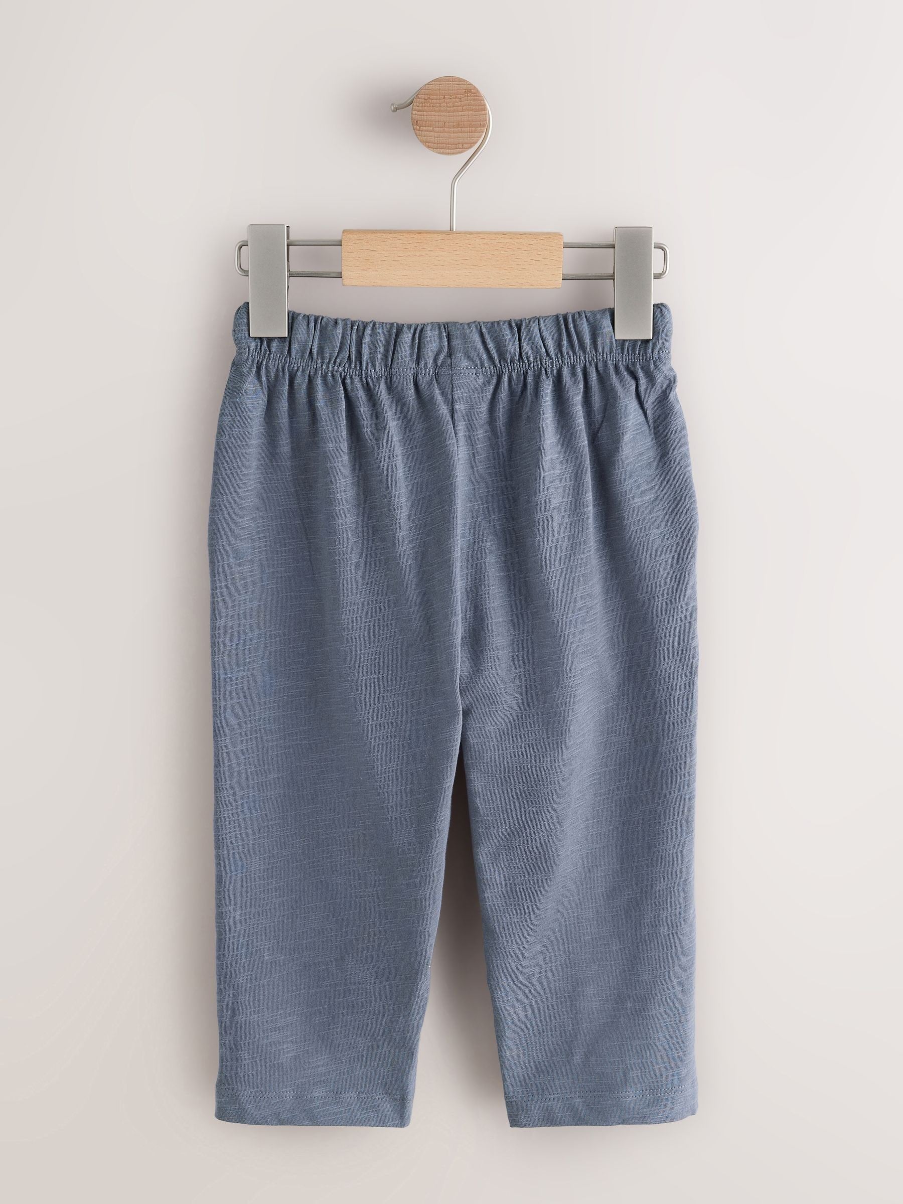 Rust Stripe Tan Brown And Grey Stripe Joggers 3 Pack (3mths-7yrs) image 5