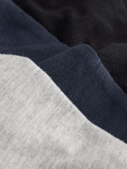 Dsiney Kidz - Black/Grey/Navy Blue Textured Shorts 3 Pack (3mths-7yrs) image 6