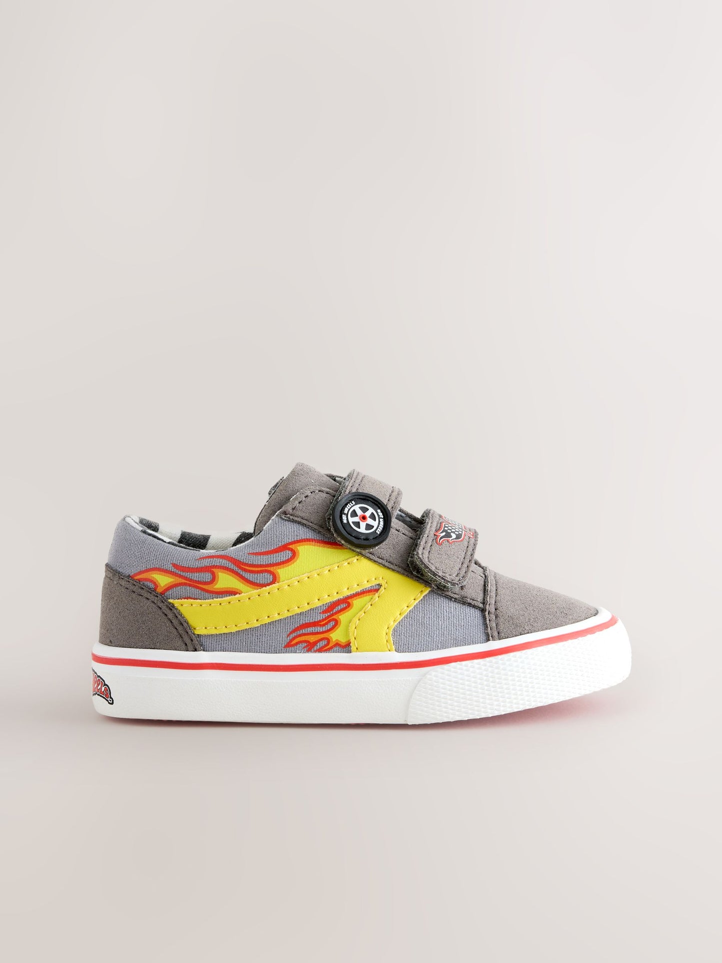 Grey Hot Wheels Touch Fastening Trainers image 4