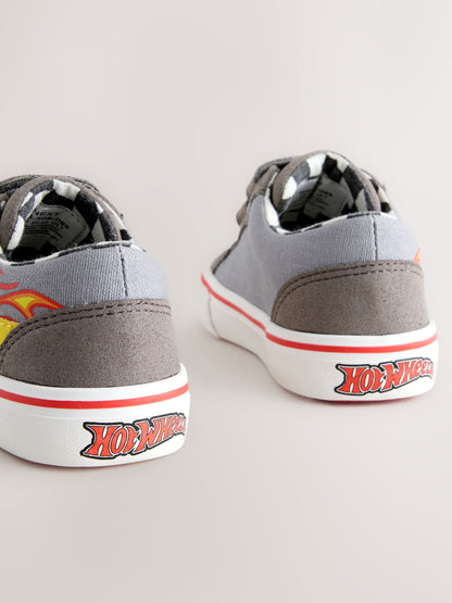 Grey Hot Wheels Touch Fastening Trainers image 7