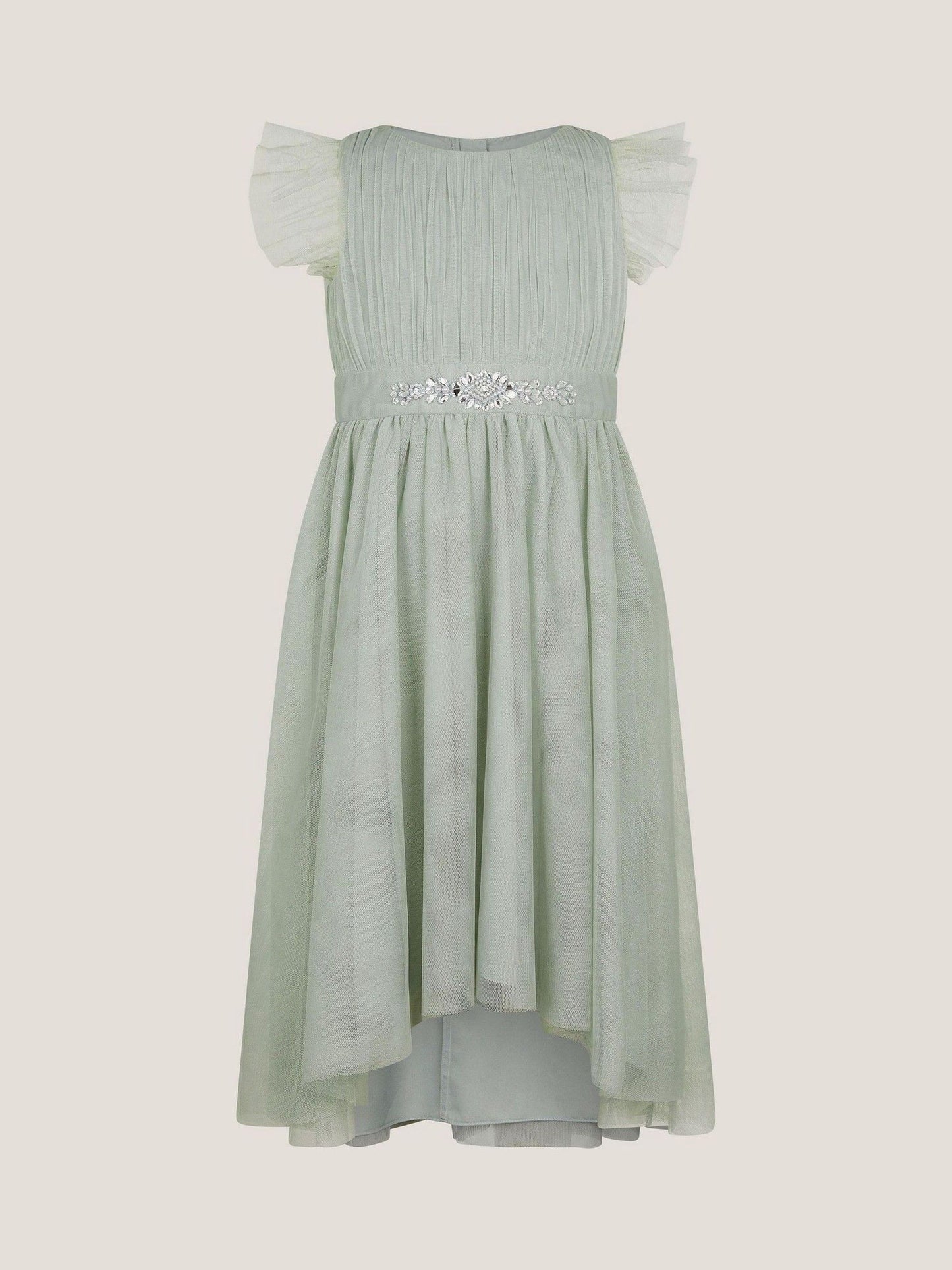 Monsoon Green Penelope Belt Dress image 1