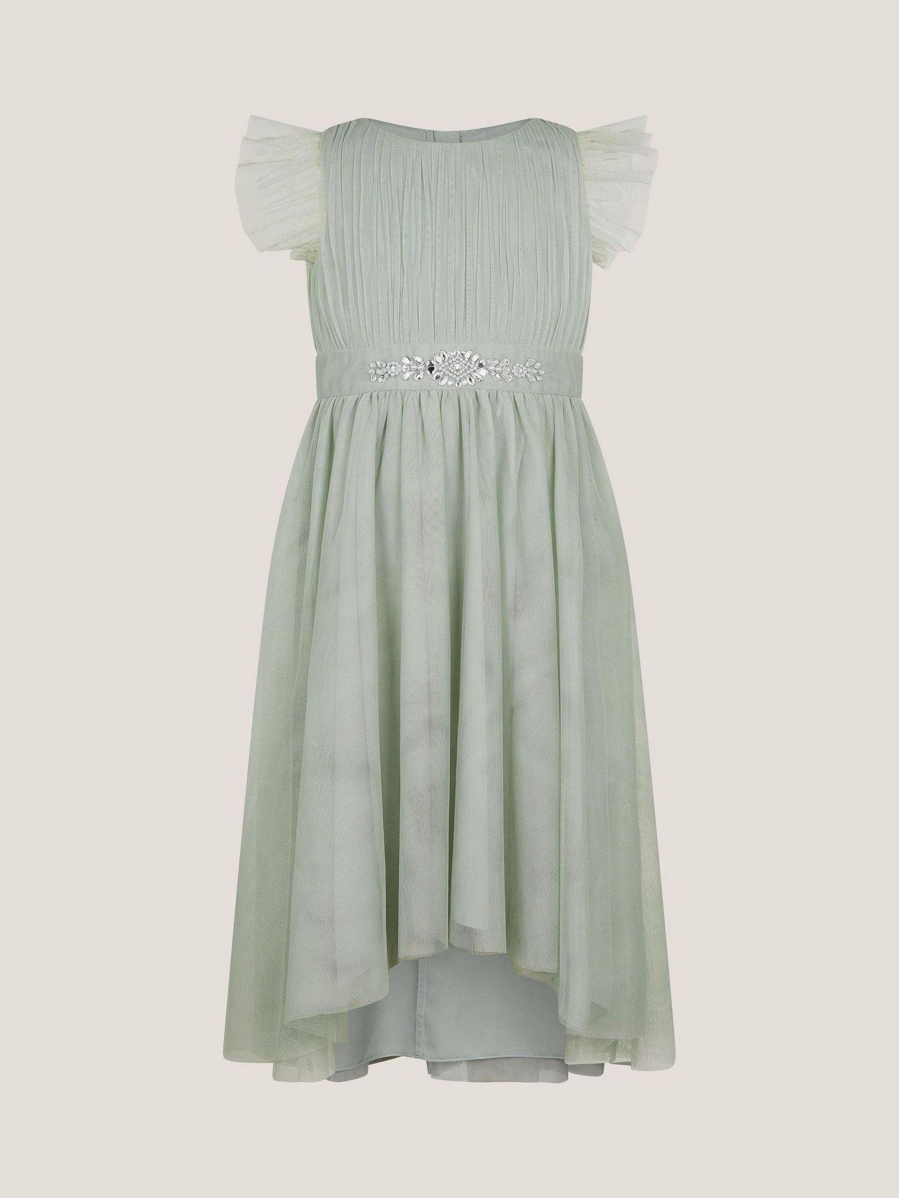 Monsoon Green Penelope Belt Dress image 1