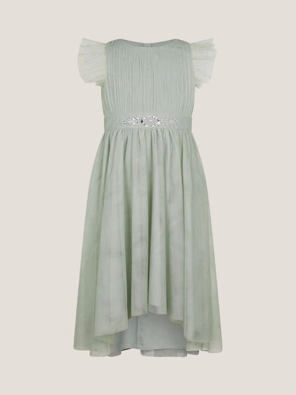 Monsoon Green Penelope Belt Dress image 1