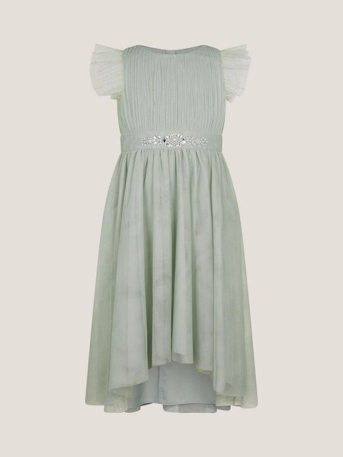 Monsoon Green Penelope Belt Dress image 1