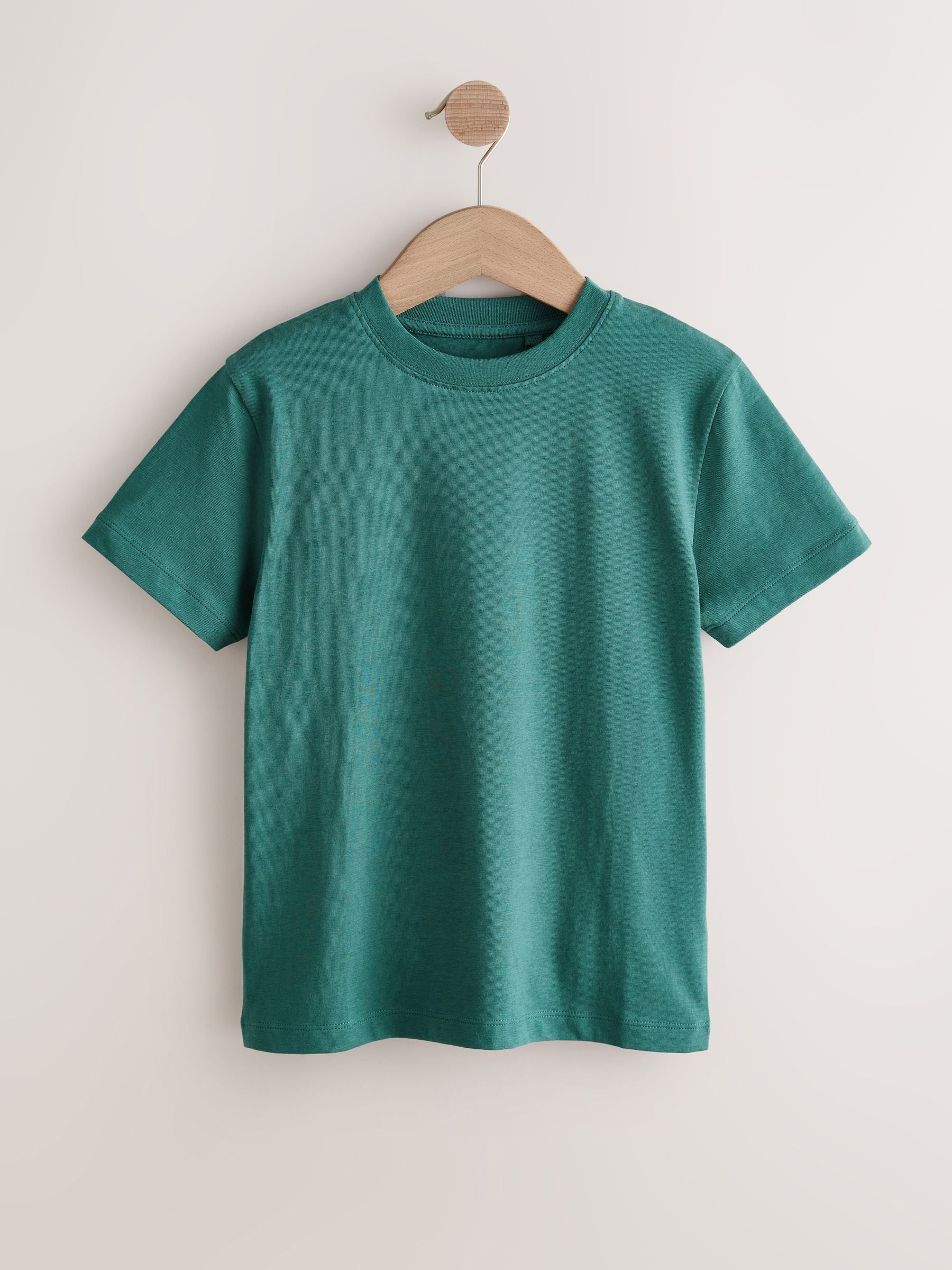 Dsiney Kidz - Black/Green/Blue/White/Rust/Grey Regular Fit Short Sleeve T-Shirts 8 Pack (3-16yrs) image 9