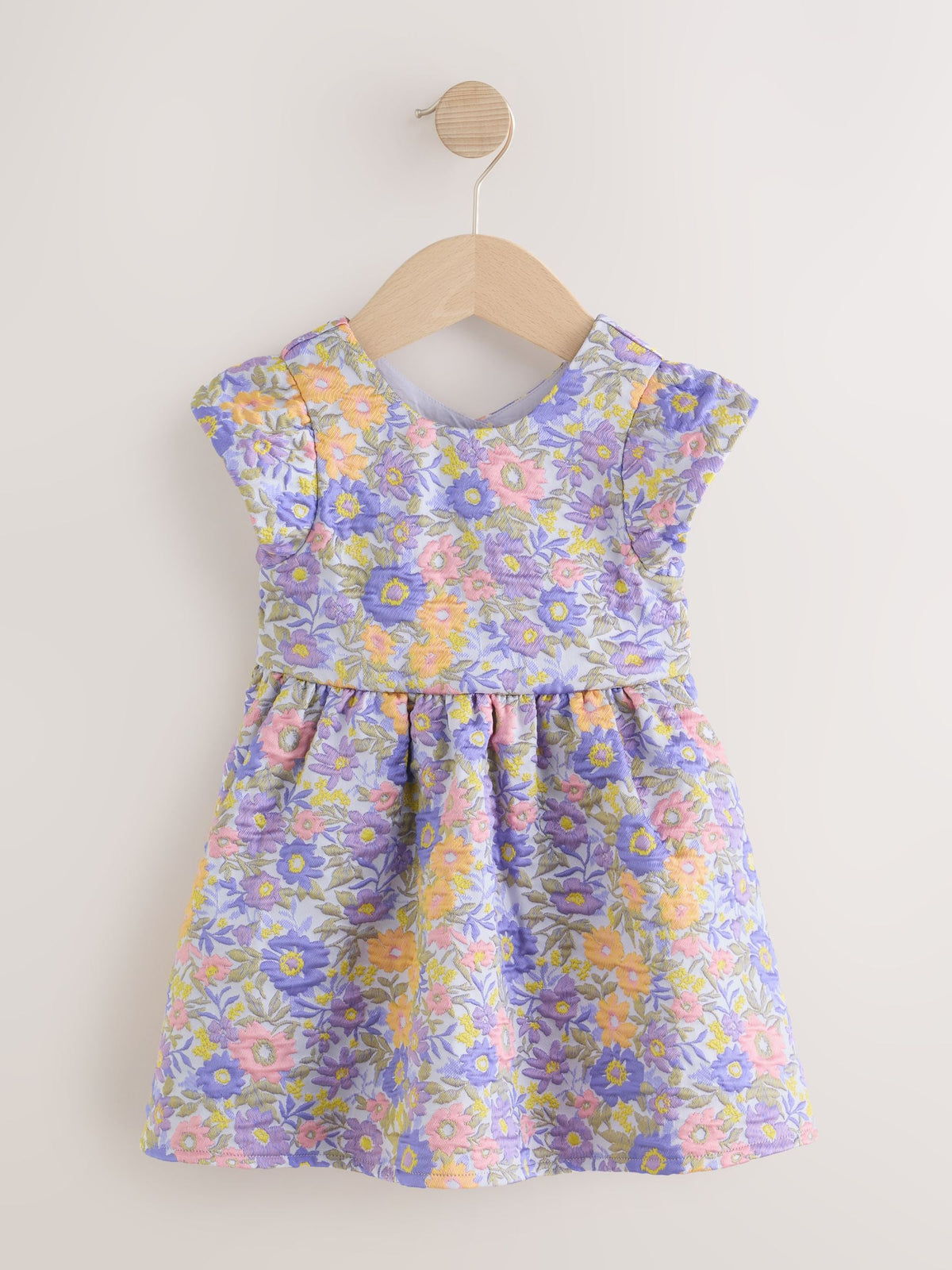 Purple Floral Jacquard Prom Dress (3mths-8yrs) - image 3