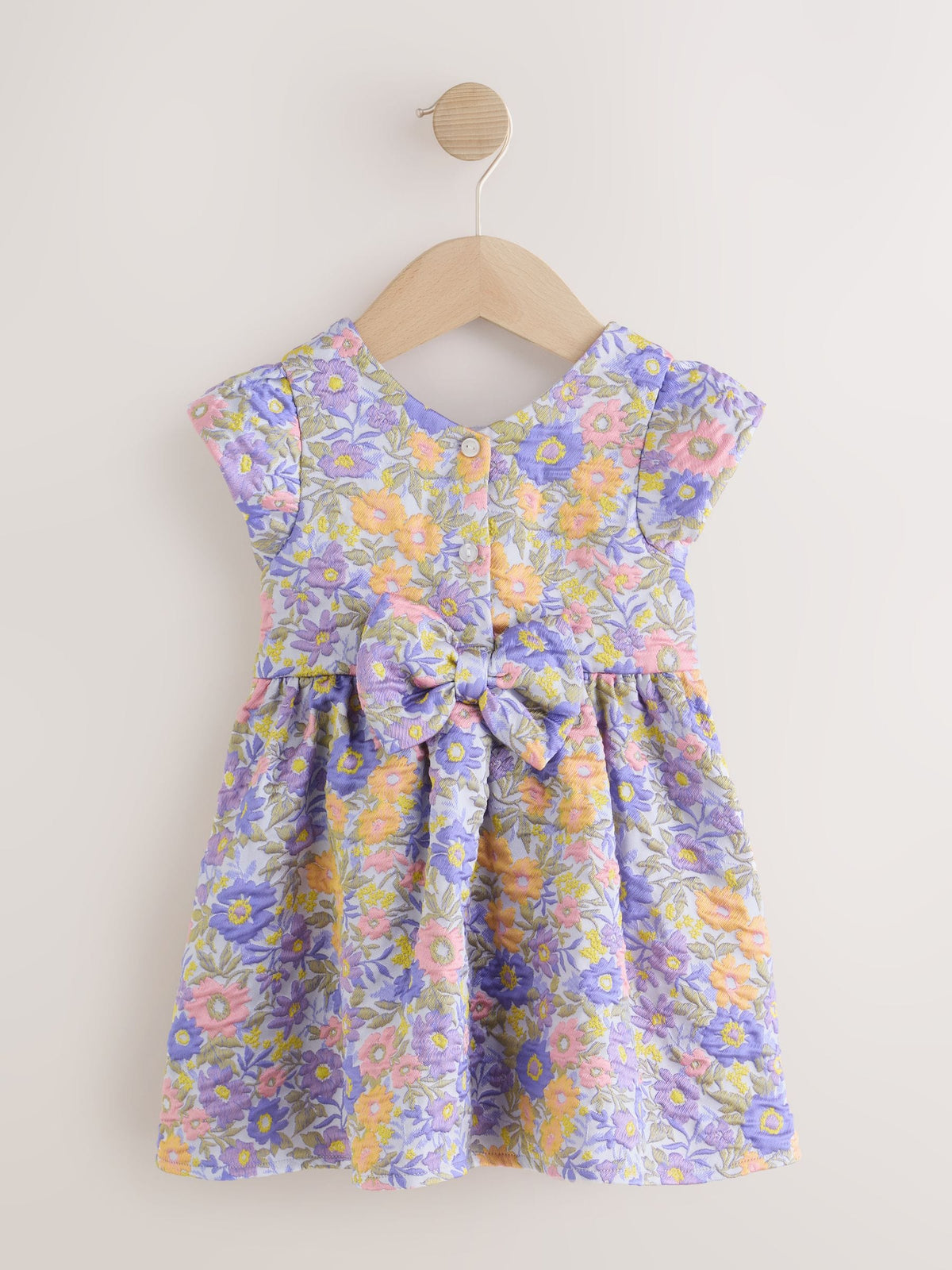 Purple Floral Jacquard Prom Dress (3mths-8yrs) - image 4