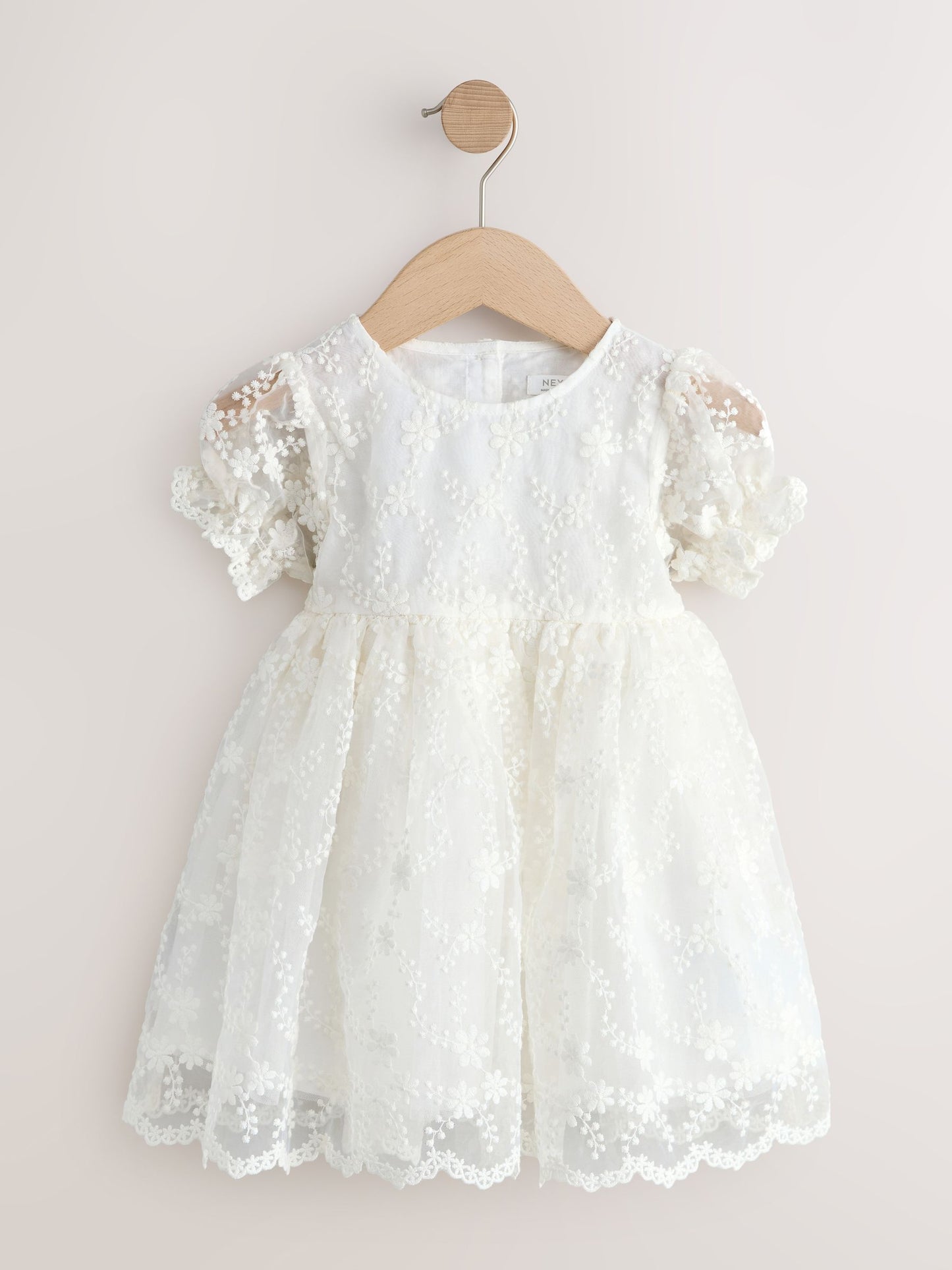Ivory Embroidered Prom Dress (3mths-8yrs) image 5