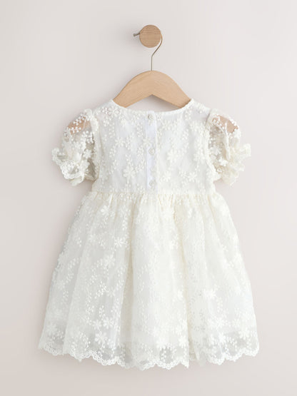 Ivory Embroidered Prom Dress (3mths-8yrs) image 6