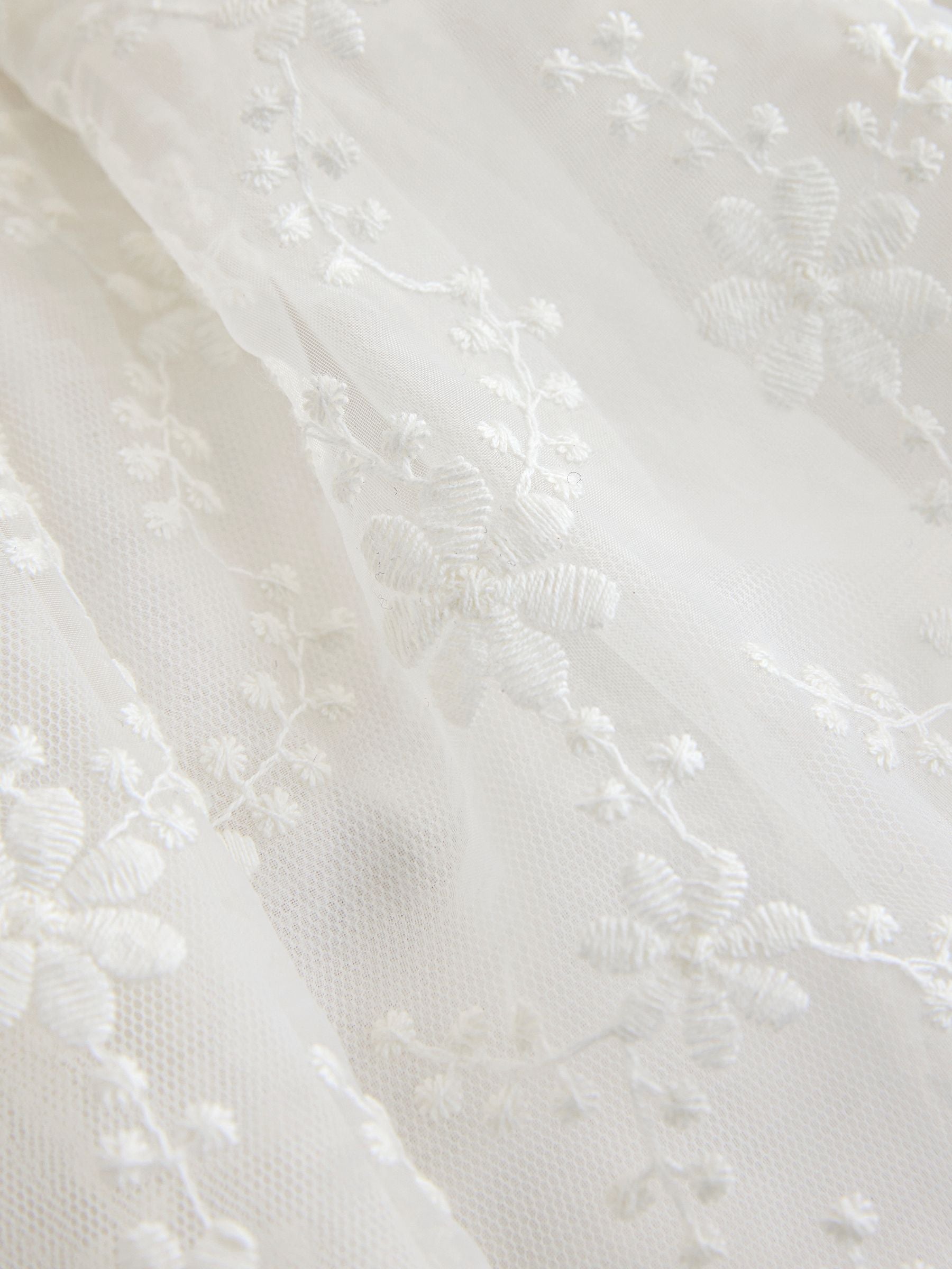 Ivory Embroidered Prom Dress (3mths-8yrs) image 7