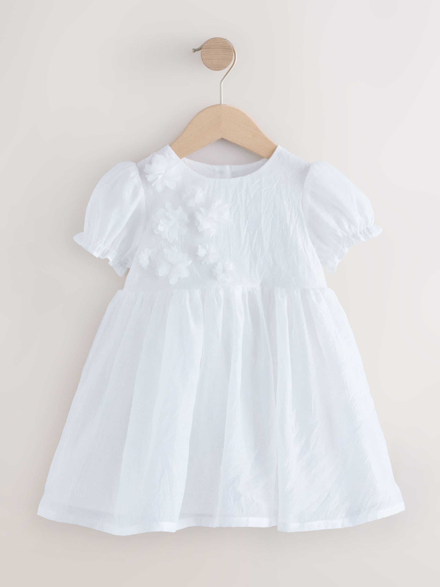 White Flower Corsage Dress (3mths-8yrs) image 4