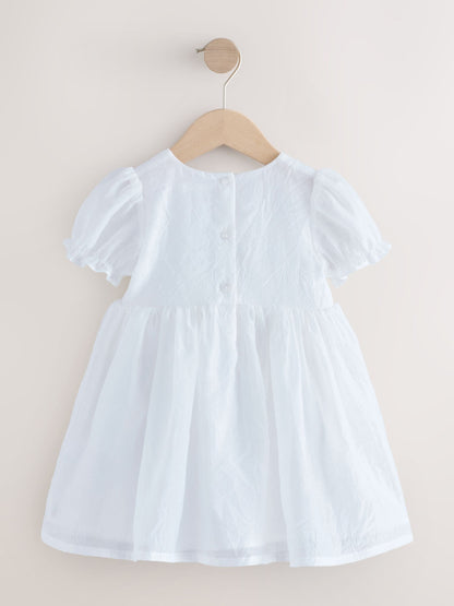 White Flower Corsage Dress (3mths-8yrs) image 5