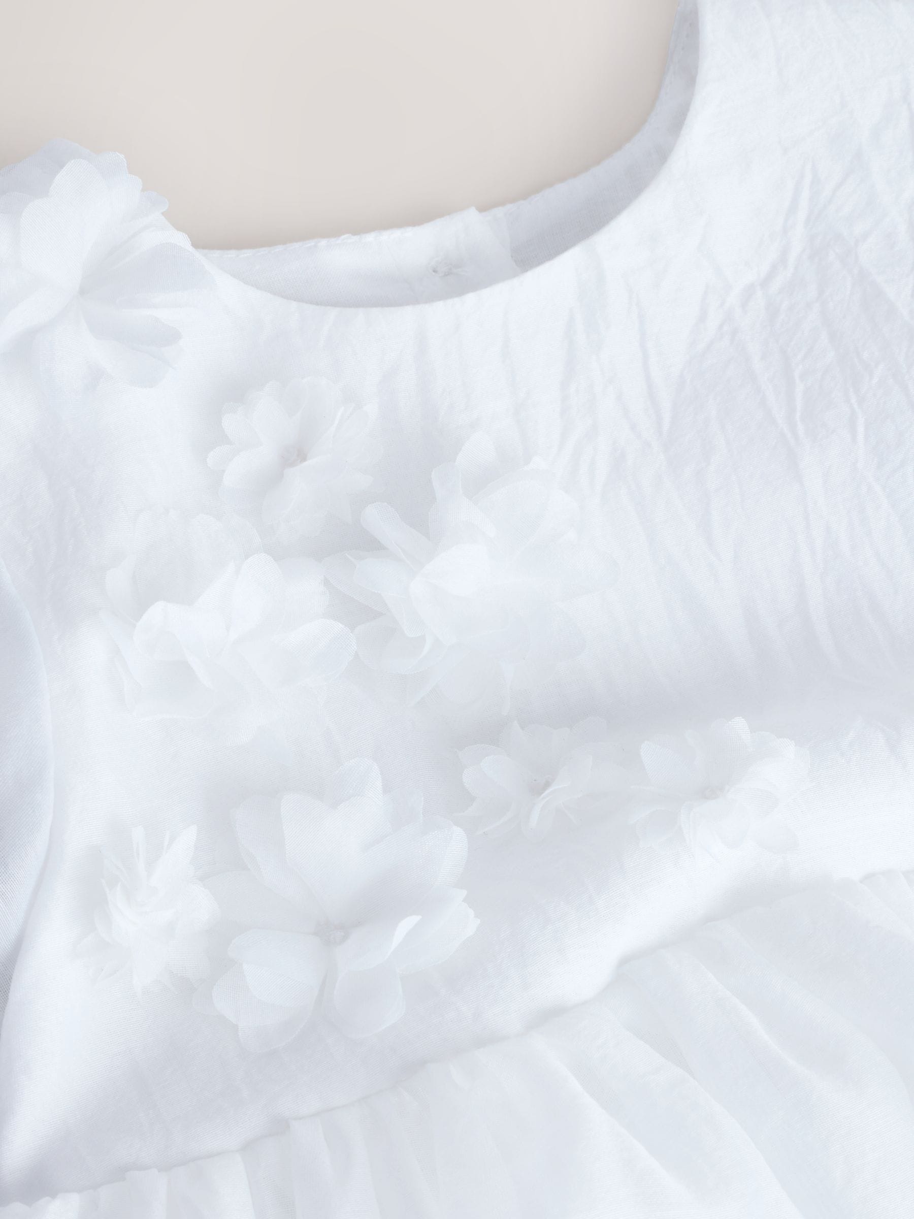 White Flower Corsage Dress (3mths-8yrs) image 7