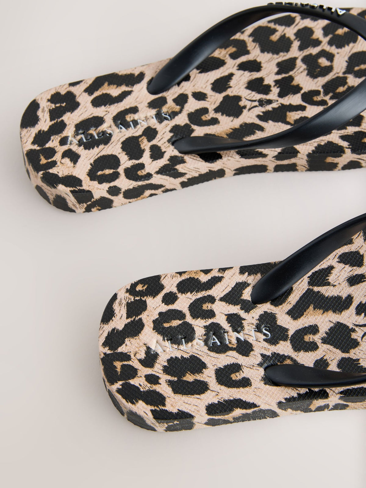 smALLSAINTS Leopard Square Toe Flip Flops - image 4