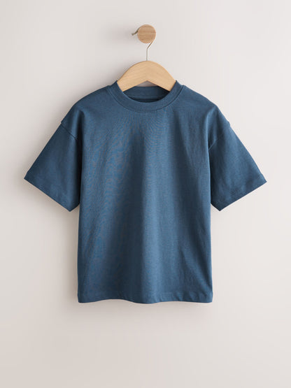 Dsiney Kidz - White/Navy/Green/Orange Relaxed Fit Short Sleeves T-Shirts 4 Pack (3-16yrs) image 2