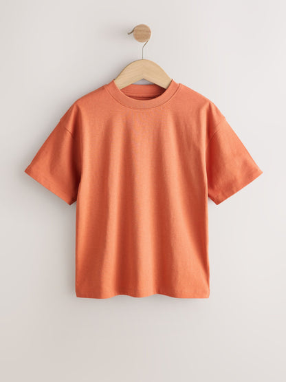 Dsiney Kidz - White/Navy/Green/Orange Relaxed Fit Short Sleeves T-Shirts 4 Pack (3-16yrs) image 3