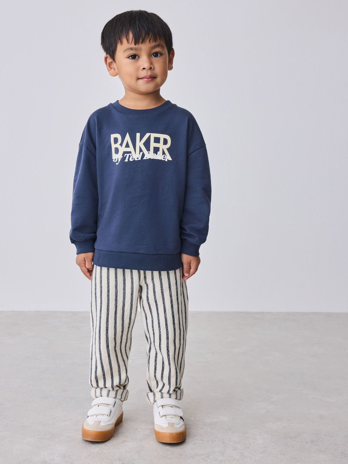Dsiney Kidz - Baker by Ted Baker Sweatshirt and Striped Trousers Set image 2