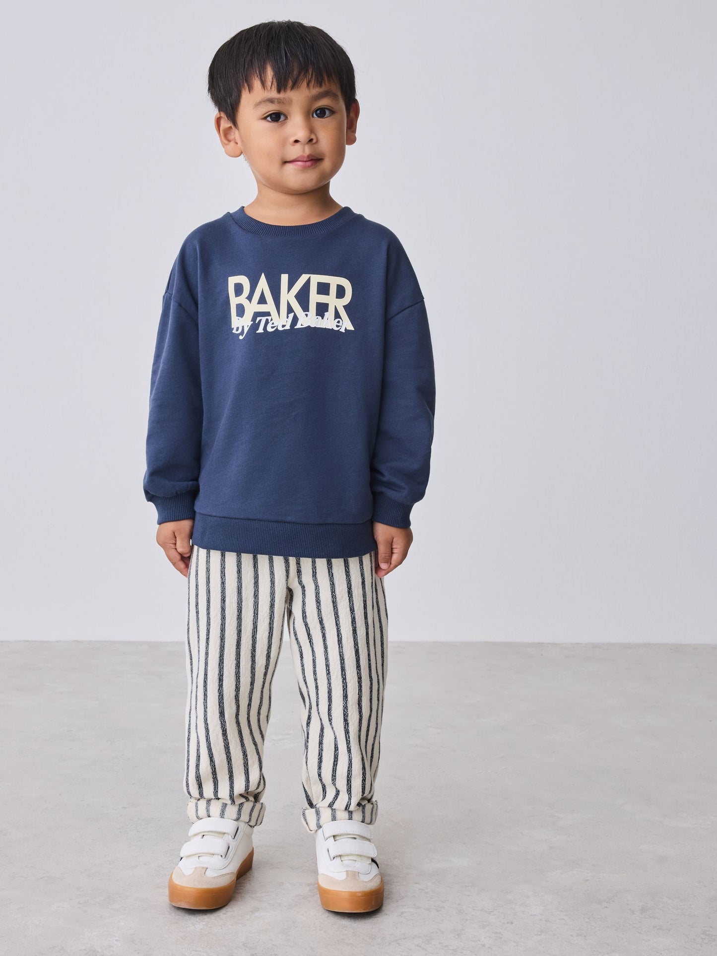 Baker by Ted Baker Sweatshirt and Striped Trousers Set image 2