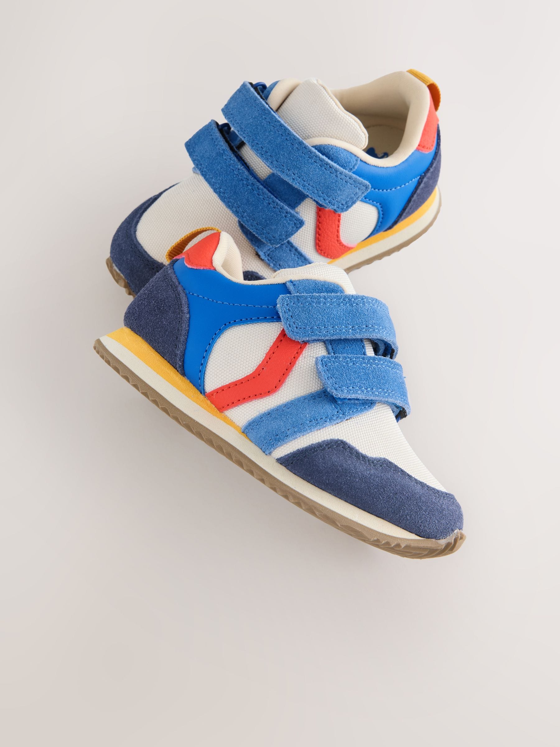 Colourblock Standard Fit (F) Two Strap Touch Fastening Trainers image 7