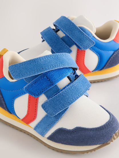 Colourblock Standard Fit (F) Two Strap Touch Fastening Trainers image 9