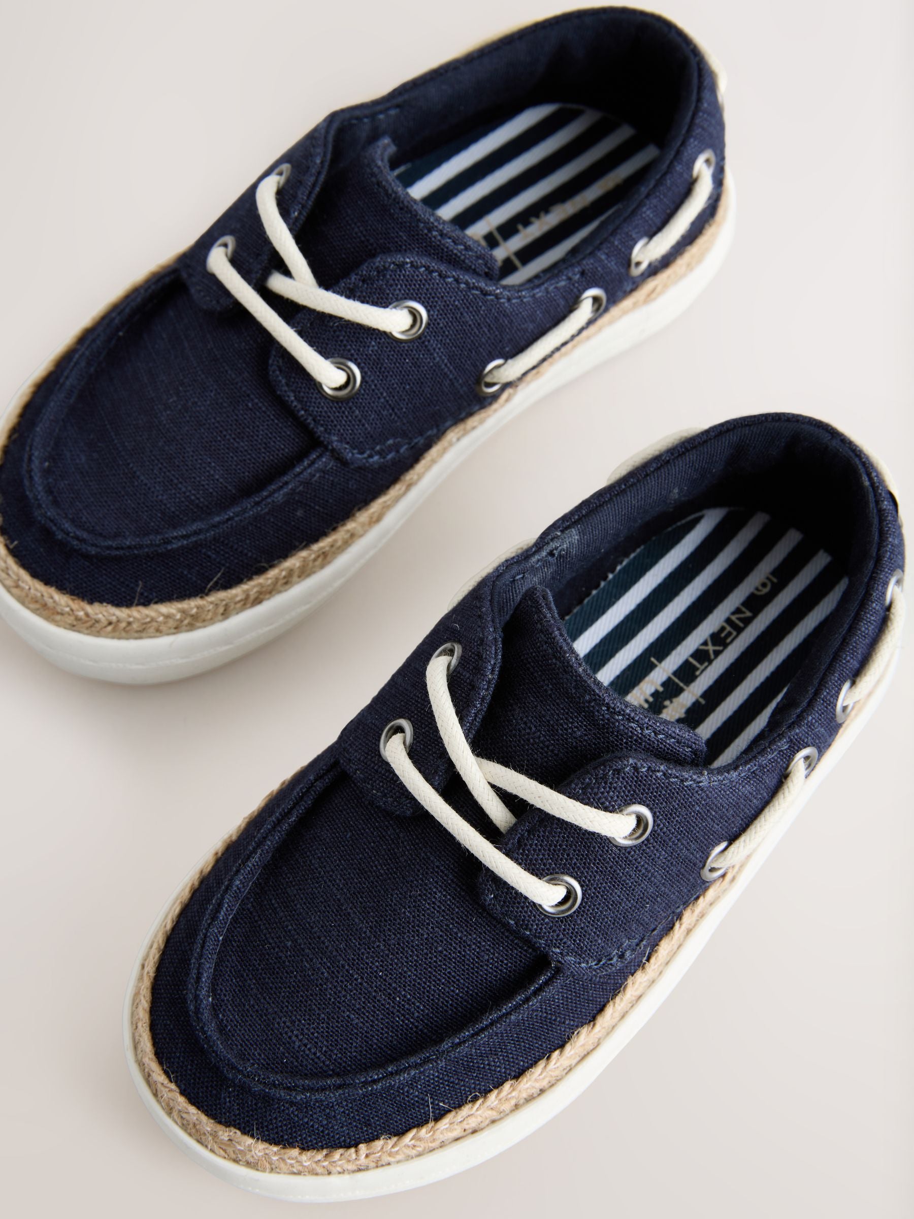Navy Boat Shoes image 5