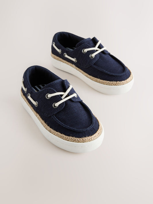 Navy Boat Shoes image 1