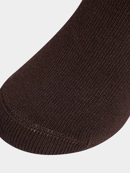 adidas Originals Dark Brown 3 Pack Ankle Socks image 3