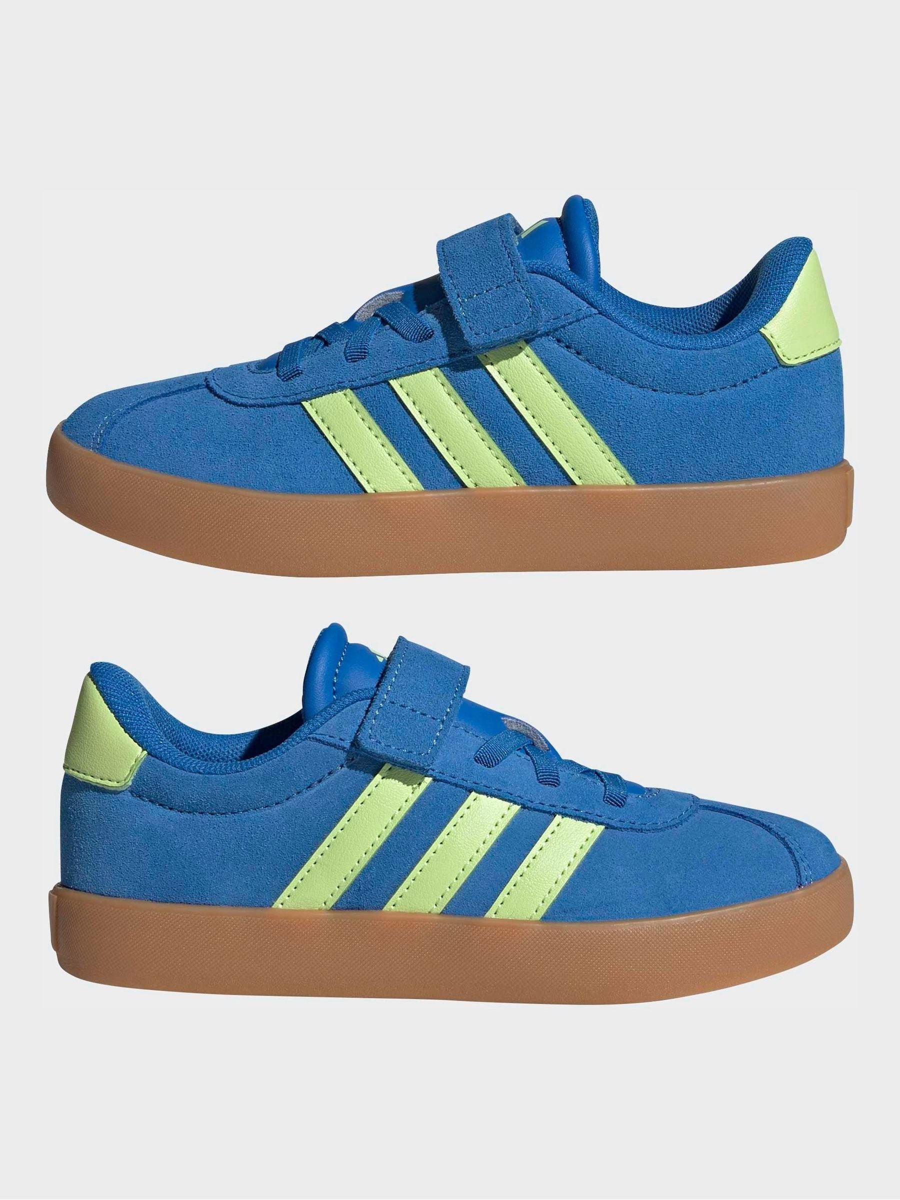 adidas Sky Blue Vl Court 3.0 Trainers image 3