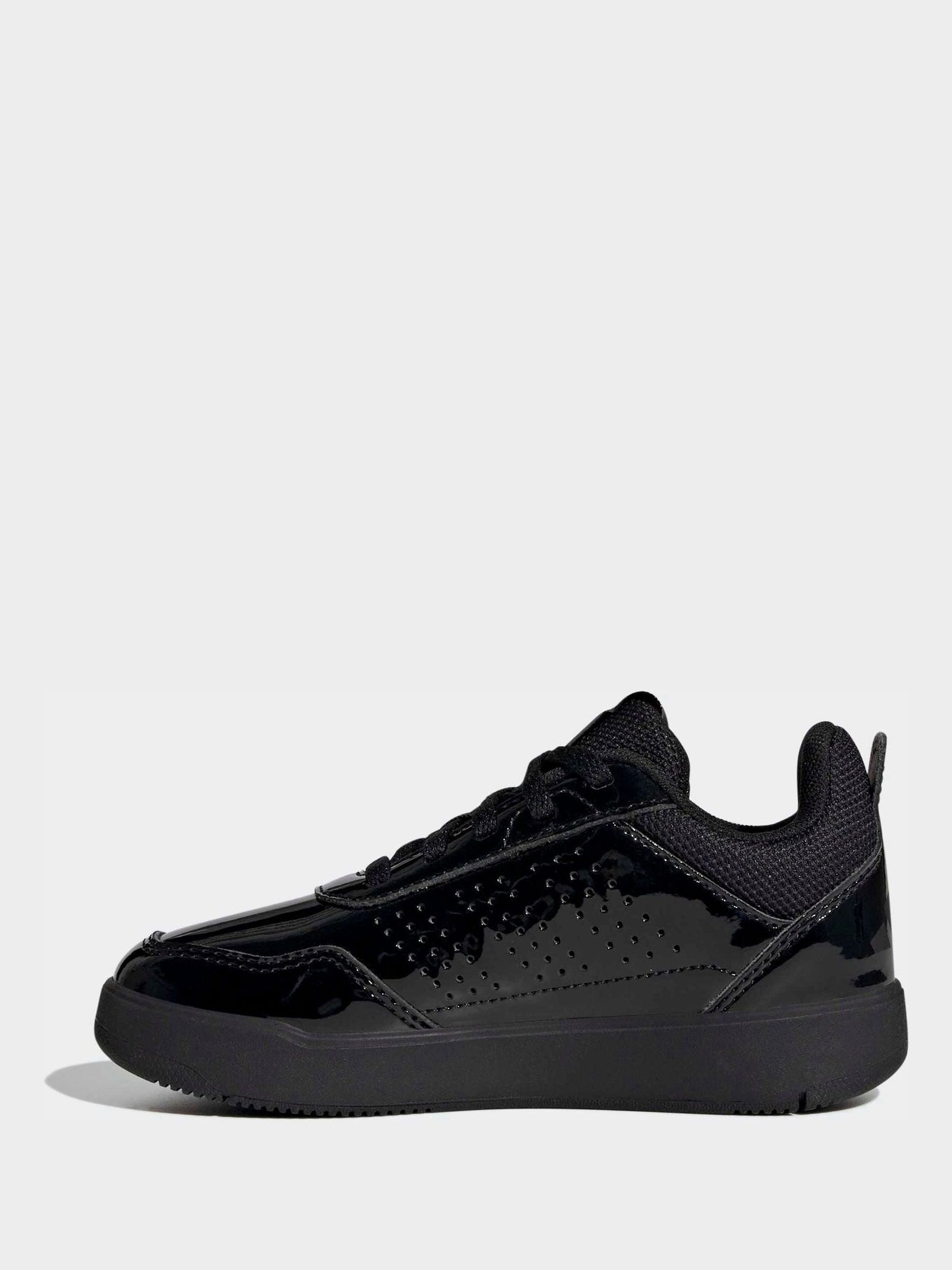adidas Patent Black Lace Up Tensaur Sport 3.0 Junior Trainers image 10