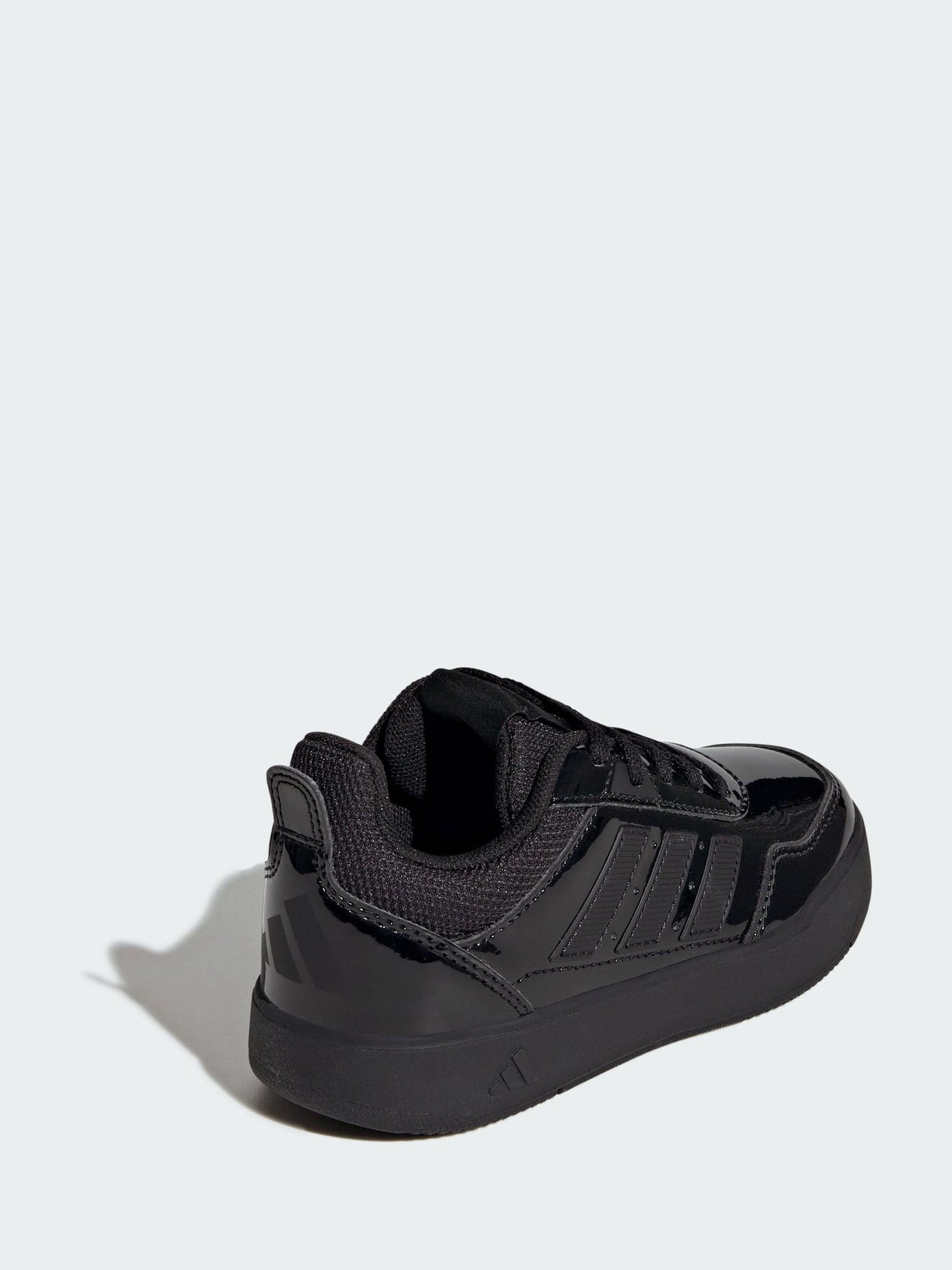 adidas Patent Black Lace Up Tensaur Sport 3.0 Junior Trainers image 11