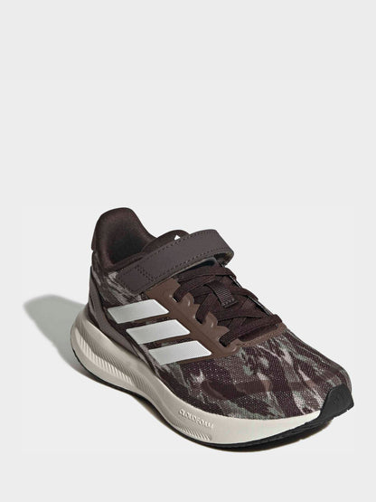 adidas Green Run Falcon 5 Elastic Lace Kids Trainers image 3