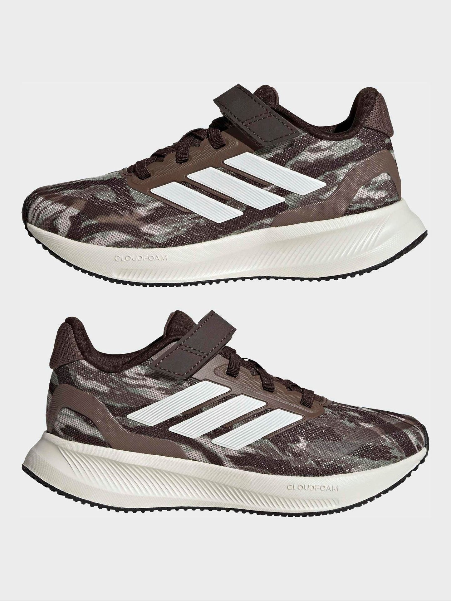 adidas Green Run Falcon 5 Elastic Lace Kids Trainers image 5