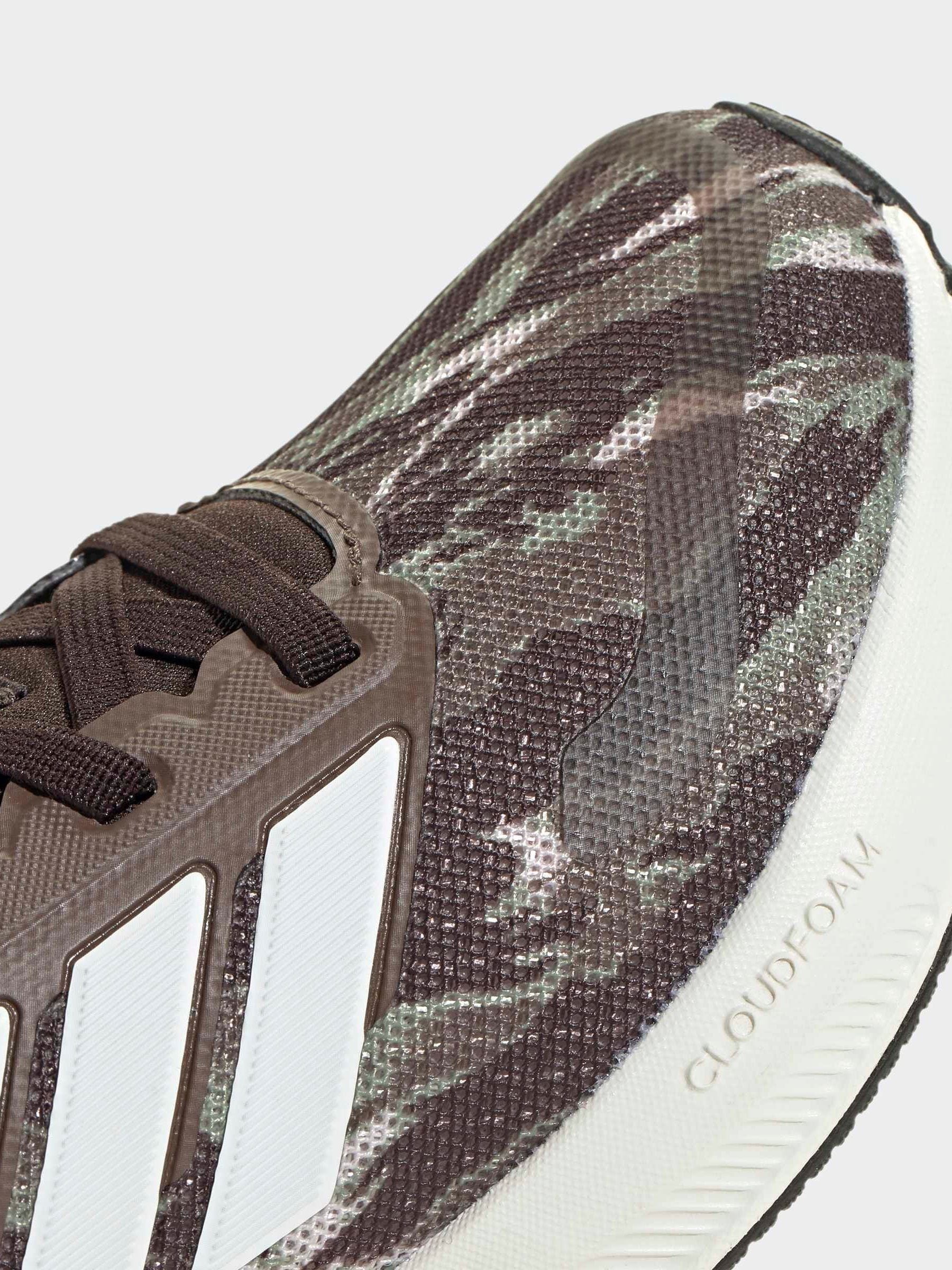 adidas Green Run Falcon 5 Elastic Lace Kids Trainers image 8