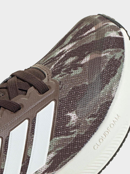 adidas Green Run Falcon 5 Elastic Lace Kids Trainers image 8