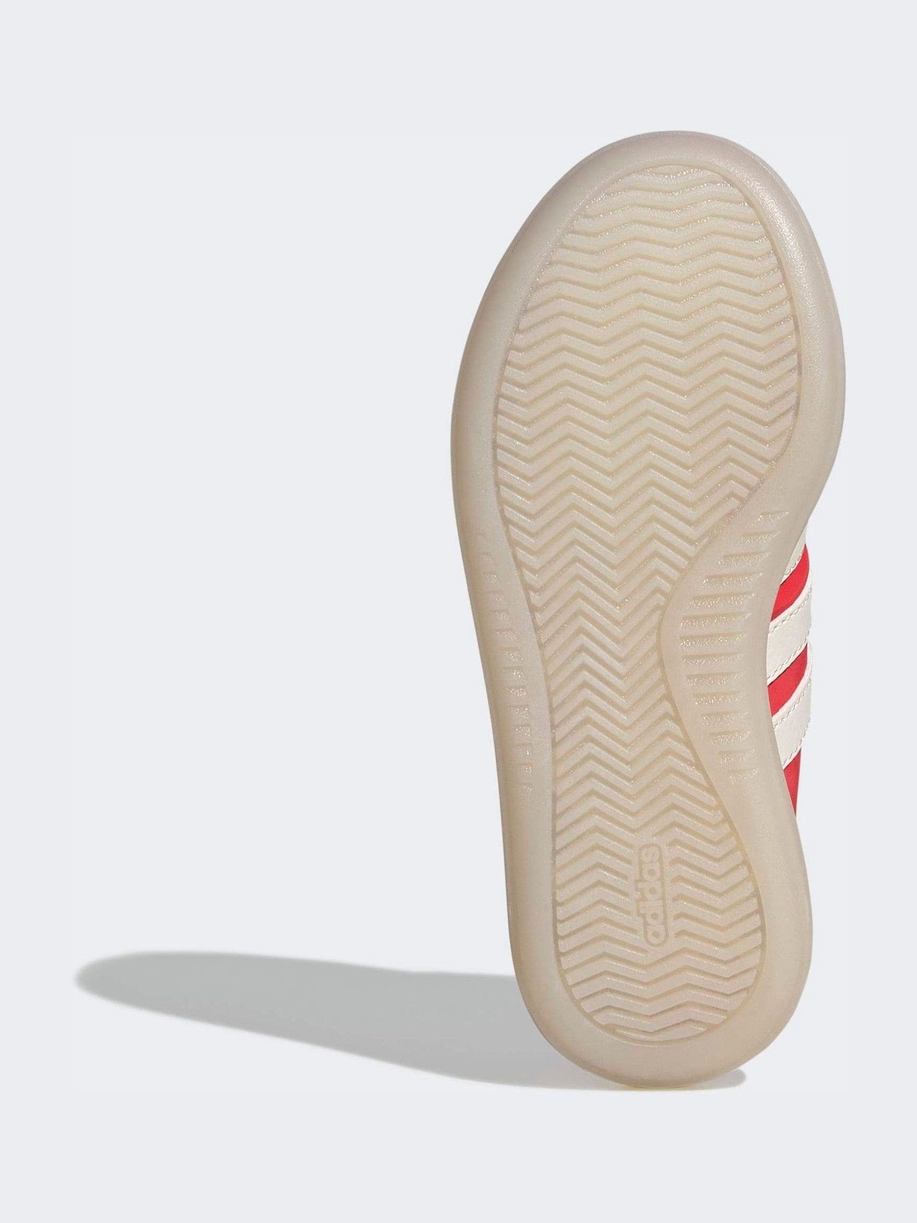 adidas Red Barreda Decode Elastic Lace Kids Trainers image 7
