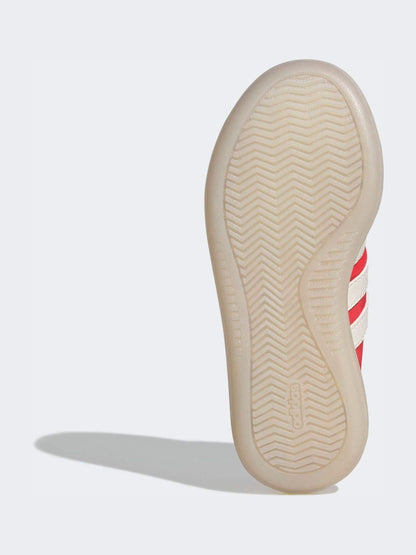 adidas Red Barreda Decode Elastic Lace Kids Trainers image 7